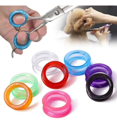 Anillos de Silicon para Tijeras de Peluqueria Canina
